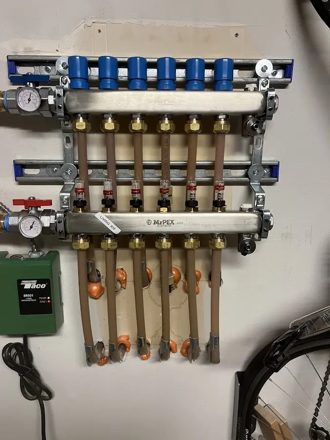 Plumber performing Gas Leak Detection at a residential property in Burnt Mills